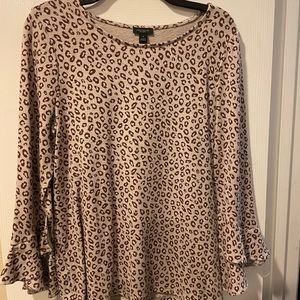 Ann Taylor Factory leopard print top